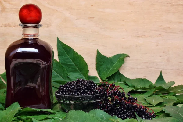 Elderberry juice — Stock Photo, Image