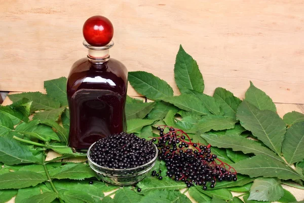 Elderberry juice — Stock Photo, Image