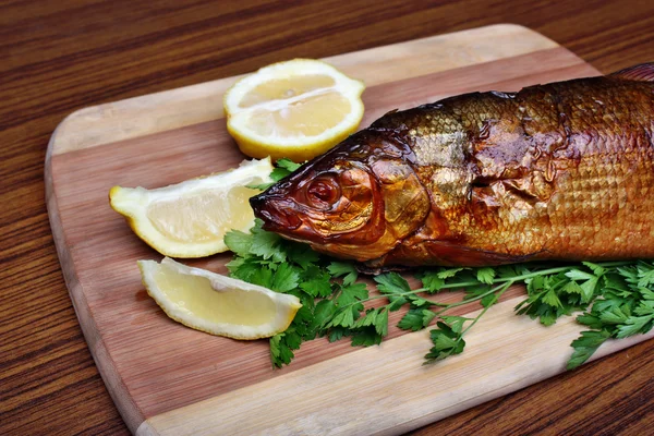 Fish smoked whitefish — Stock Photo, Image