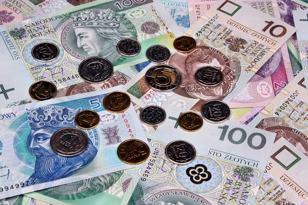 Pengar polska — Stockfoto