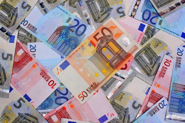 Money euro background — Stock Photo, Image