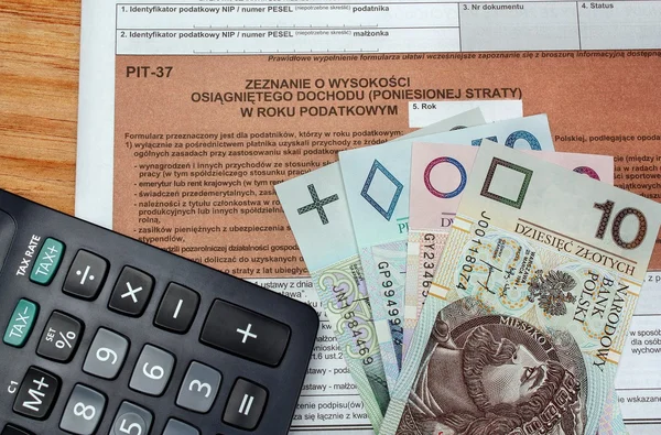 波兰税钱 — 图库照片