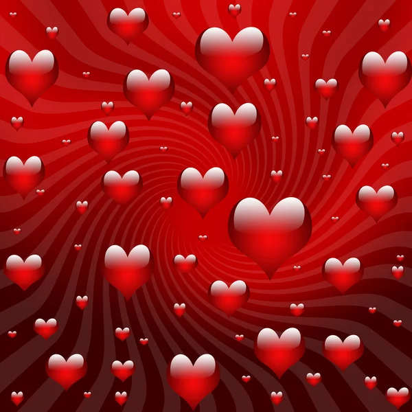 San Valentín fondo corazones — Foto de Stock