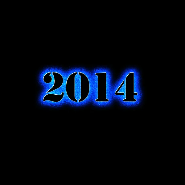新的一年 2014 — 图库照片