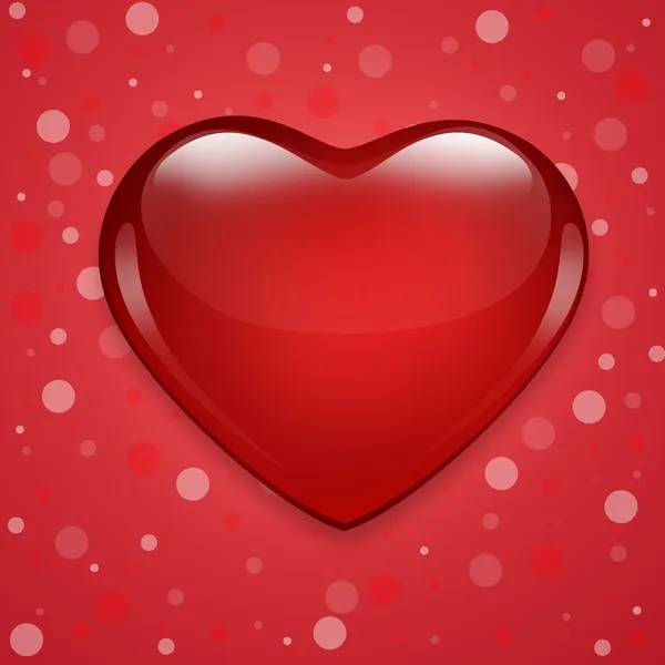 Walentynki serce tło czerwone — Zdjęcie stockowe