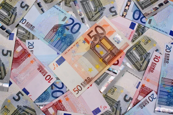Fondo de dinero en euros — Foto de Stock