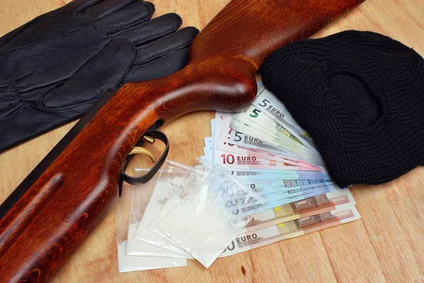 Things bandit criminal drug dealer — Stock Photo, Image