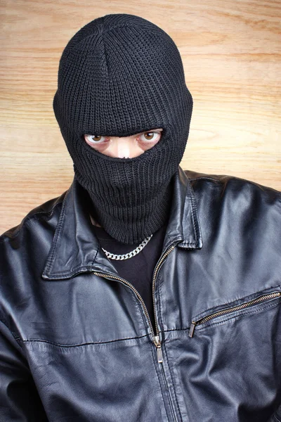 Masked thief — Stock Photo, Image