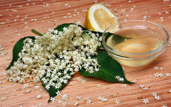 Vlierbloom limonade — Stockfoto