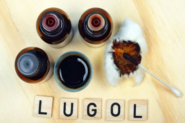 Radyoaktif radyasyon, atom bombası ya da Çernobil nükleer santrali kazası riskini göze alarak eczanelerde aranan Lugol sıvısı lugola.