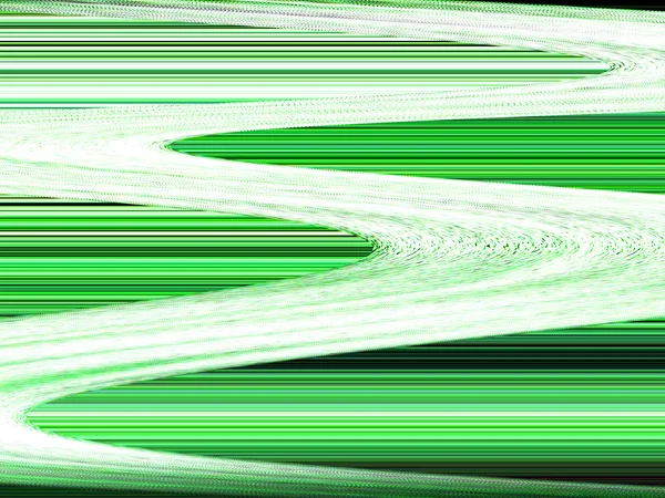 中绿色的色调线和波浪的抽象背景. — 图库照片