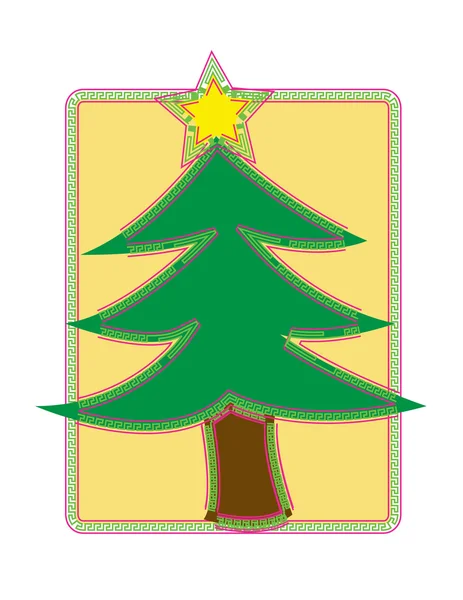 Иллюстрация рождественской елки — стоковое фото