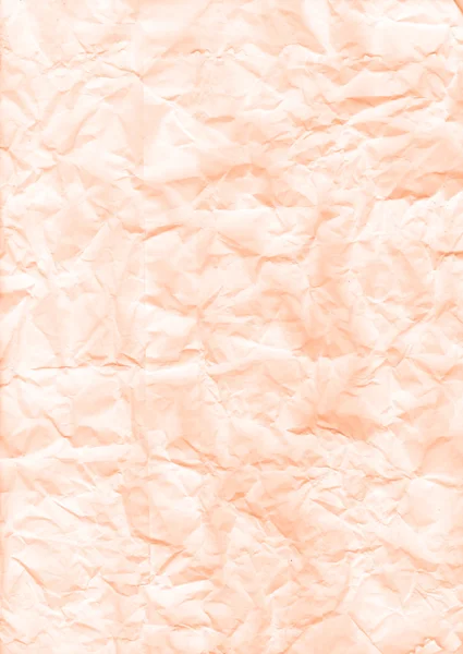 Rough crumpled paper texture in orange tones — Stock Photo, Image