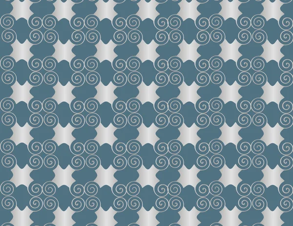 Wallpaper grid pearl arabesque spirals. — Stock Photo, Image