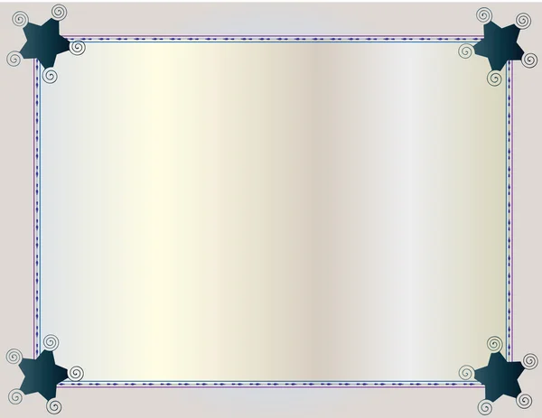 Gerahmter Hintergrund mit Bandkante im Drei-Draht-Stil. — Stockfoto