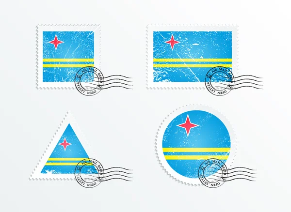 Bandera de aruba — Archivo Imágenes Vectoriales