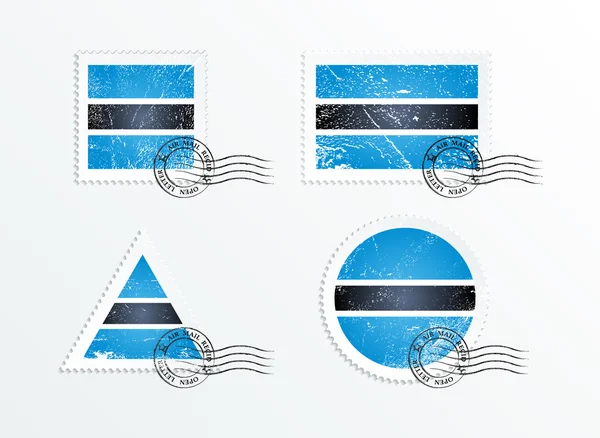Bandera de Botswana — Archivo Imágenes Vectoriales