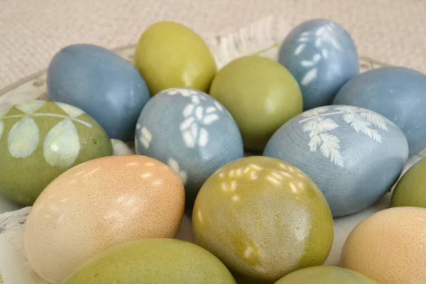 Easter Eggs Beautiful Eco Friendly Pattern — Stock Photo, Image