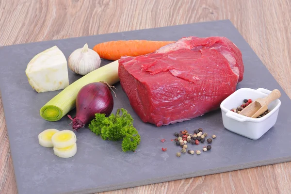 Raw fresh beef fillet — Stock Photo, Image