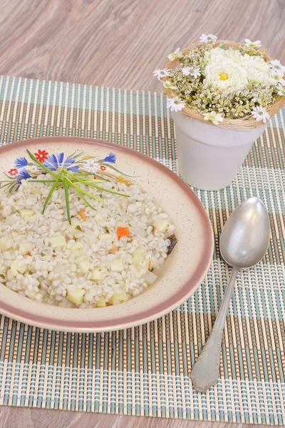 Gerstensuppe — Stockfoto