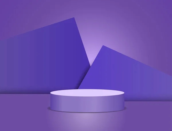 Productos Fondo Púrpura Esfera Púrpura Fondo Era Una Forma Cuadrada — Vector de stock