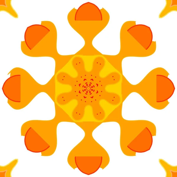 Dekorative Mandala Illustration Für Ornamente — Stockvektor
