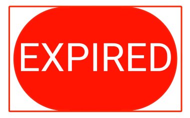 Süresi dolmuş malların pulları için süresi geçmiş logo