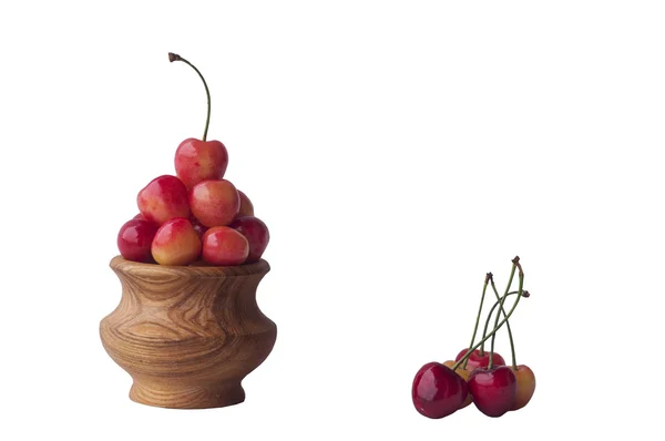 kiraz ahşap sofra içinde