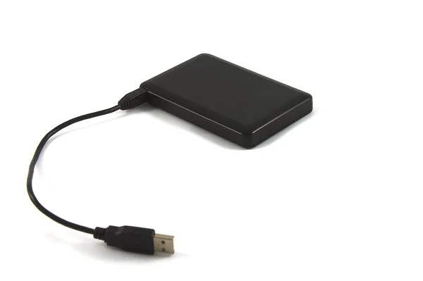 Extern hårddisk på usb — Stockfoto