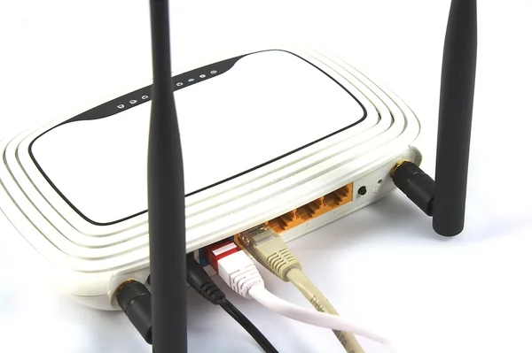 Router with wires — Stock Photo, Image