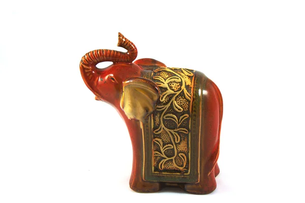 Elefante ornamentale marrone Immagine Stock