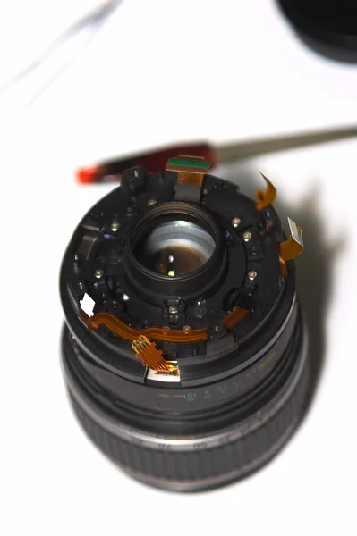 Lens untwisting — Stok fotoğraf