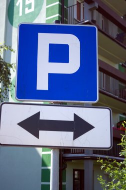 Alan Park atanması işareti otopark