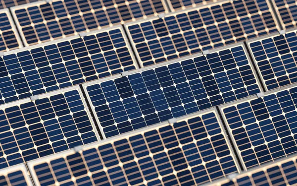 Ηλιακός Πίνακας Ηλιακή Ενέργεια Rendering Ψηφιακό Σχέδιο Υπολογιστή — Φωτογραφία Αρχείου
