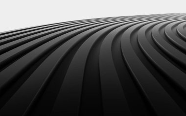 Black Metal 'in arka planı, 3D görüntüleme. Bilgisayar dijital çizimi.