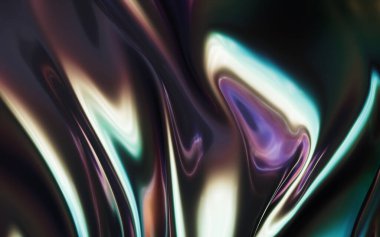 Pürüzsüz yüzeyi olan giysiler, 3 boyutlu çizimler. Bilgisayar dijital çizimi.