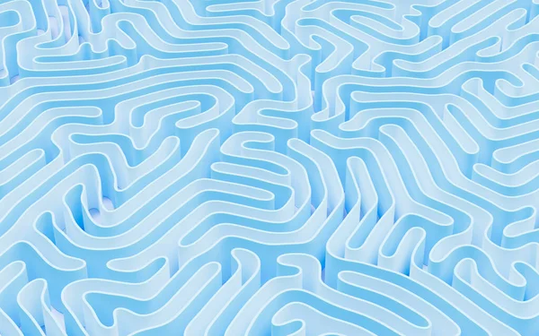 Soyut çizgiler ve eğri çizgiler, üç boyutlu görüntüleme. Bilgisayar dijital çizimi.