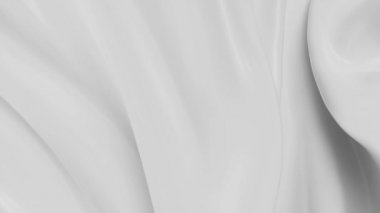 Beyaz uçan giysiler, 3D çizim..