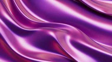 Mor pürüzsüz elbiseler, 3D görüntüleme..