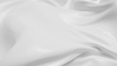 Beyaz uçan giysiler, 3D çizim..