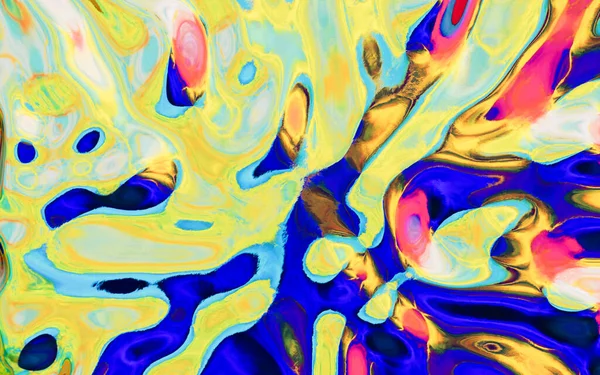 Abstract Gradient Liquid Rendering Computer Digital Drawing — 스톡 사진