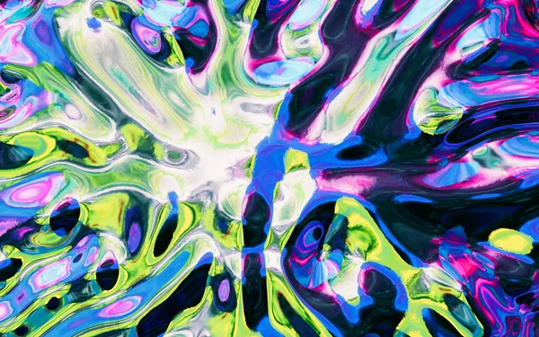 Abstract Gradient Liquid Rendering Computer Digital Drawing — Stockfoto