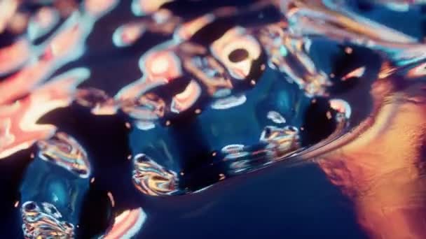 Abstract Flowing Liquid Rendering — Stockvideo