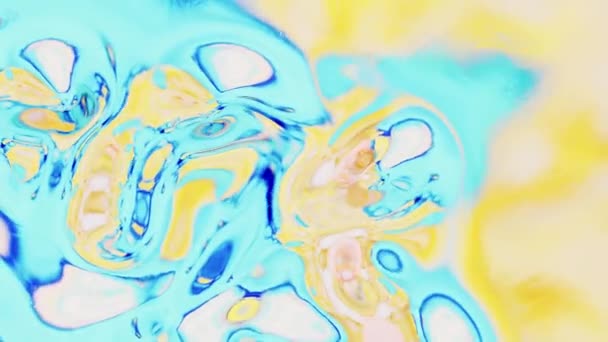 Abstract Flowing Liquid Rendering — Video Stock