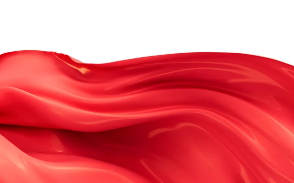 Punaiset Lentävät Vaatteet Renderöinti Tietokoneen Digitaalinen Piirustus — kuvapankkivalokuva