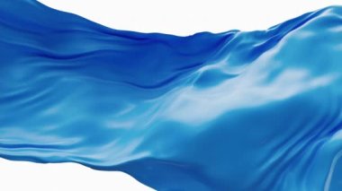 Pürüzsüz bir yüzeyi olan akıcı kumaş, 3 boyutlu görüntüleme.