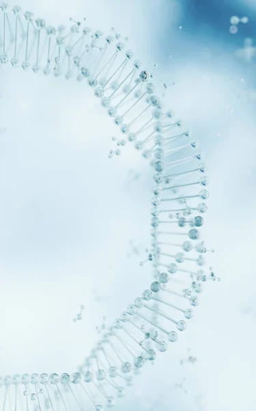 Struktur Biologischer Moleküle Darstellung Digitale Computerzeichnung — Stockfoto