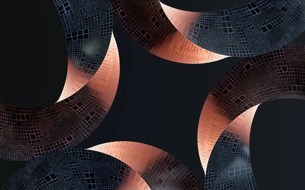 Abstrakt Kurva Geometri Bakgrund Rendering Digitalritning — Stockfoto