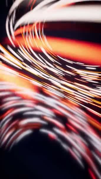 Glowing Illuminated Lines Motion Blur Rendering — Vídeo de Stock