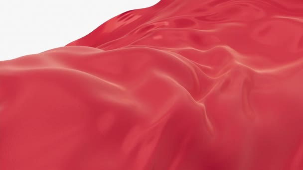 Flowing Red Wave Cloth Rendering — 비디오